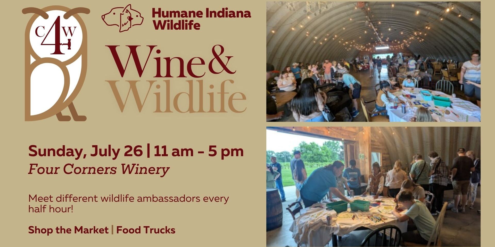 2026 Wine & Wildlife banner